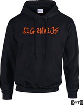 Hoodie | Karakter | Eigenwijs01 | Kids - fluor orange, L 9/11(44cm)