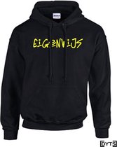 Hoodie | Karakter | Eigenwijs01 | Kids - fluor yellow, XL 12/14(47cm)