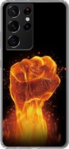 Samsung Galaxy S21 Ultra - Smart cover - Transparant - Firefist