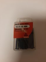 STALEN NAGELS PROFI 2.5 50 MM  ZWART 65 GR.