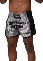 FORZA WARRIOR EDITION JUNIOR MUAY THAI BROEK - ZWART / GRIJS