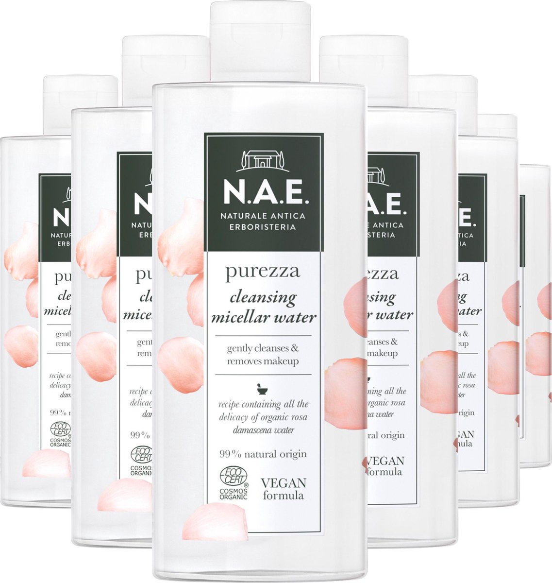 N.A.E. Purezza Micellar Water Vegan 6x 500ml - Grootverpakking