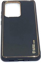 Samsung Galaxy S20 Ultra Zwart Cover Luxe High Quality Leather Case hoesje