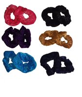 Scrunchies Velvet - 12 Stuks - Haar Wokkel - Haar Elastiek - Multipack