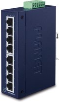PLANET ISW-801T netwerk-switch Unmanaged L2 Fast Ethernet (10/100) Blauw