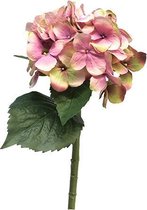 Hydrangea Artist dk pink 48 cm kunstbloem Nova Nature