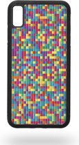 Colourful pixel tiles Telefoonhoesje - Apple iPhone Xs Max