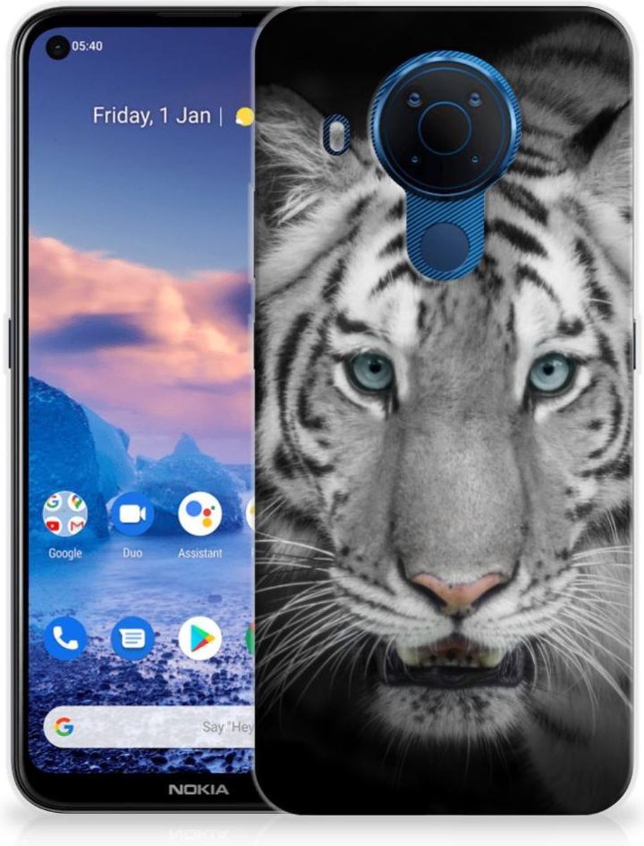 Nokia 5.4 TPU Hoesje Tijger