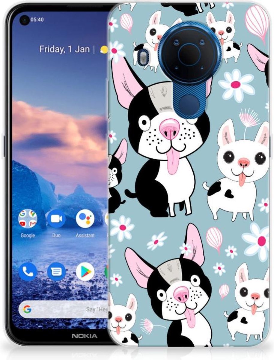 Nokia 5.4 TPU Hoesje Hondjes