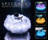 Space man wolk astronaut lamp nachtlampje - met afstandsbediening - 12 kleuren ( sunset space galaxy maan lamp sterren projector )