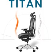 RIVO Ergonomics - Ergonomische Bureaustoel Titan | Ergonomisch en stijlvol ontworpen door fysiotherapeuten volgens NEN 1335/NPR 1813 normering