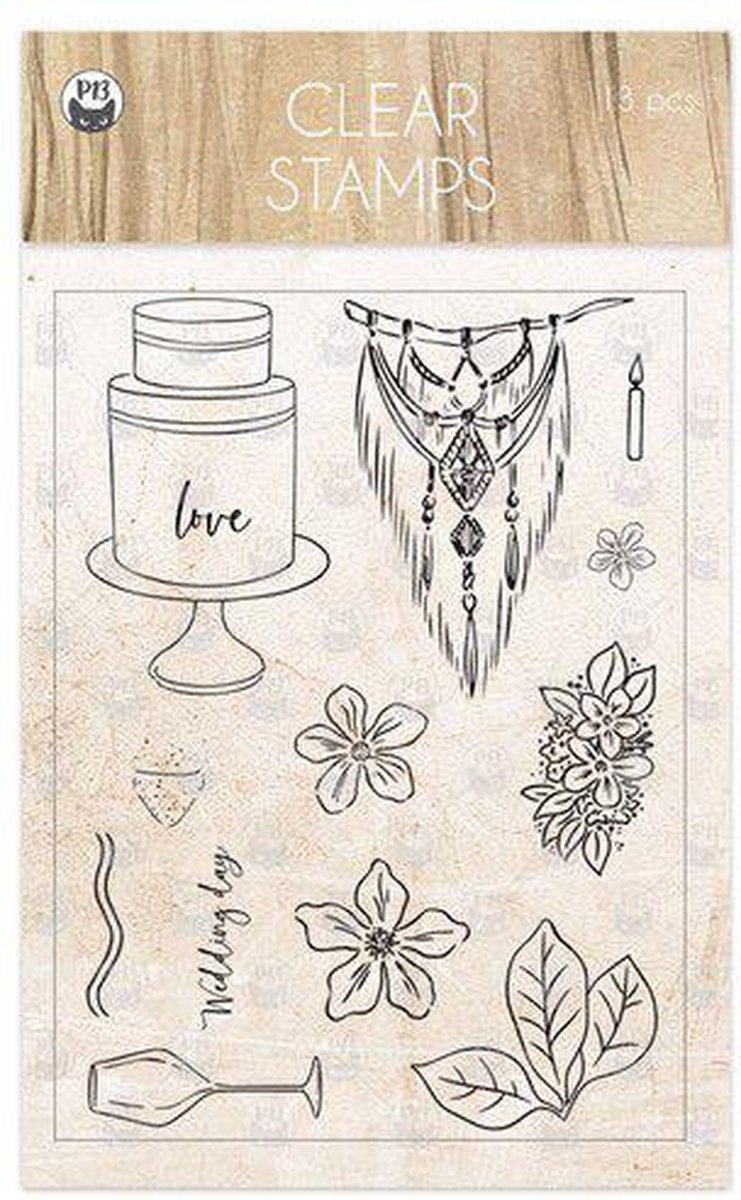 Piatek13 - Clear stamp set Always and forever 01 P13-ALW-30