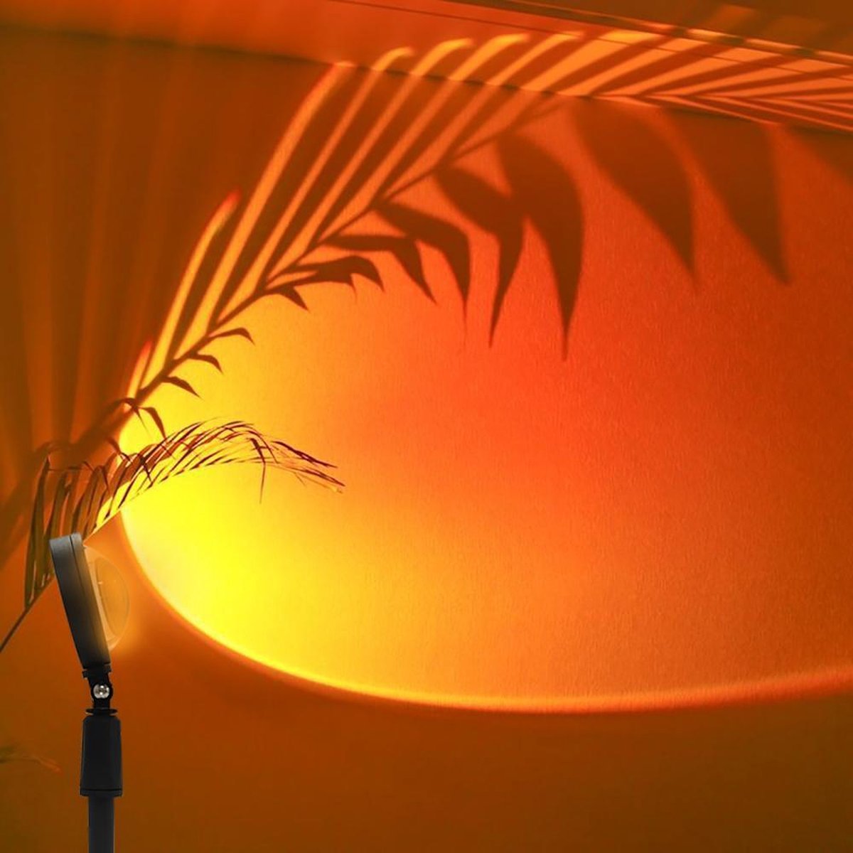 Sunset lamp - Sunset projection lamp - Sfeerverlichting binnen - Zonsondergang lamp - Hoogte verstelbaar - Sunset projector - SUNSET – foto 2
