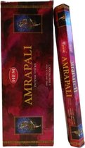 2 kokers - Wierook Amrapali - Amrapali Wierook - (HEM) - Amrapali - Wierookstokjes Amrapali - Amrapali Wierookstokjes - Wierooksticks - Incense sticks - 20 stokjes per koker