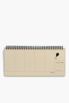 Tinne+Mia · Desk Planner - Jaune doux · weekplanner