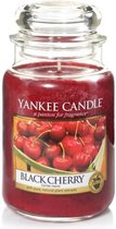 Bougie Parfumée Grand Pot Yankee Candle - Cerise Noire