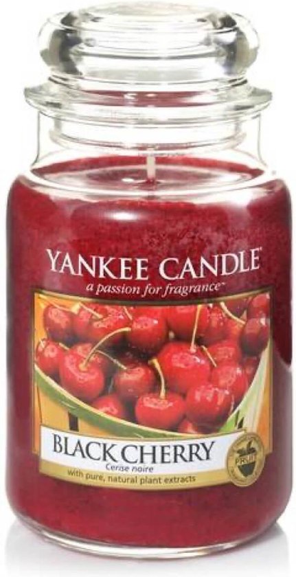 Yankee Candle Large Jar Geurkaars - Black Cherry