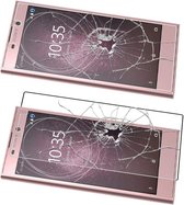 Screenprotector Glas - Tempered Glass Screen Protector Geschikt voor: Sony Xperia L2 - - 2x