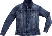 Blue Barn Jeans - spijkerjasje - dirty stone - donkere wassing - Maat 140/146