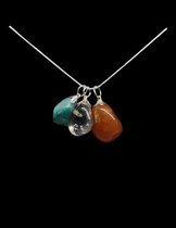 Stones & Bones® Edelsteen Combinatie Ketting (925 Zilver) Wondgenezing