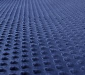 Verzwaringsdeken Hoes – 150 x 200 cm – Zachte Minky Fleece – Dubbelzijdig – Blauw & Grijs