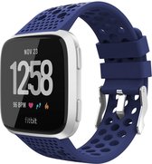 YONO Fitbit Versa 2 Bandje - Siliconen - Sport Air - Blauw - Large