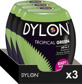 3x Dylon Textielverf Tropical Green 350 gr