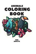 animals coloring book for adults