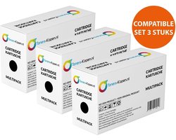 Samsung CLT-K404 CLT-K404S Zwart Toner 3-Pack 1500 Pagina's - Huismerk Compatible - toner Samsung Xpress C430 C430w C480 - CLT-K404S compatible CLT-K404S alternatief