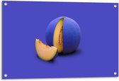 Tuinposter – Blauwe Vrucht  - 90x60cm Foto op Tuinposter  (wanddecoratie voor buiten en binnen)