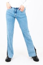 Queen Hearts 875-1 - Blue Split Jeans