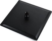 SaniSupreme Regendouche kop |mat zwart| vierkant| 20 cm|8 inch