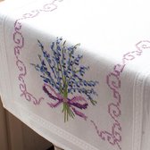 Tafelloper Lavendel borduren (pakket)