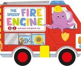 Pull-back Books-The Speedy Fire Engine