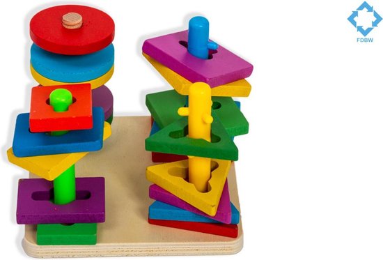 Speelgoed 1 jaar - Houten Vormen - Educatief Speelgoed | bol.com