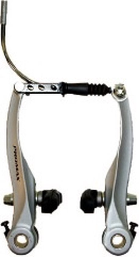 Promax V brake Set Voor En Achter Aluminium Zilver bol