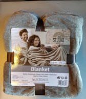 STUDIO HOME FLEECE DEKEN 150 X 200 CM BEIGE