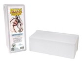 Asmodee STORAGE Box Dragon Shield 4 compart. - White - EN