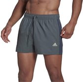 adidas Sportzwembroek - Maat S  - Mannen - blauw/grijs/blauw/wit