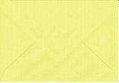 50 Gekleurde Enveloppen - Geel - 14x20cm - Gegomde puntklepsluiting