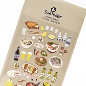 Food Trip #3 Levensstijl Leuke DIY Scrapbooking Dagboek Briefpapier Stickers