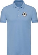 FitProWear Slim-Fit Polo Heren - Lichtblauw - Maat XL - Poloshirt - Sportpolo - Slim Fit Polo - Slim-Fit Poloshirt - T-Shirt - Katoen polo - Polo -  Getailleerde polo heren - Getai