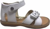 Naturino velcro bloempjes lederen sandalen Nymeria wit mt 21