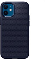 Spigen Liquid Air Apple iPhone 12 Mini Case - Telefoonhoesje - Hoesje - Navy Blue - Donkerblauw