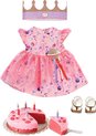 foto van BABY born Deluxe Happy Birthday Set - 43cm