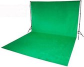 XXL formaat fotostudio achtergronddoek van katoen, wasbaar en strijkbaar 3 bij 6 meter, fotodoek groen
