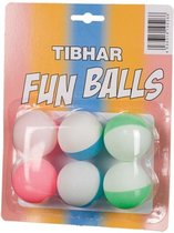 Tibhar Fun Balls Balles de tennis de table - Bicolore