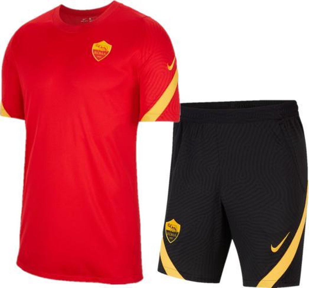 kans Inhalen Weggelaten Nike - AS Roma Trainingset - 20/21 - zwart/rood | bol.com