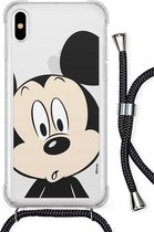 iPhone 11 Pro Max hoesje - Mickey Mouse - met draagkoord- disney