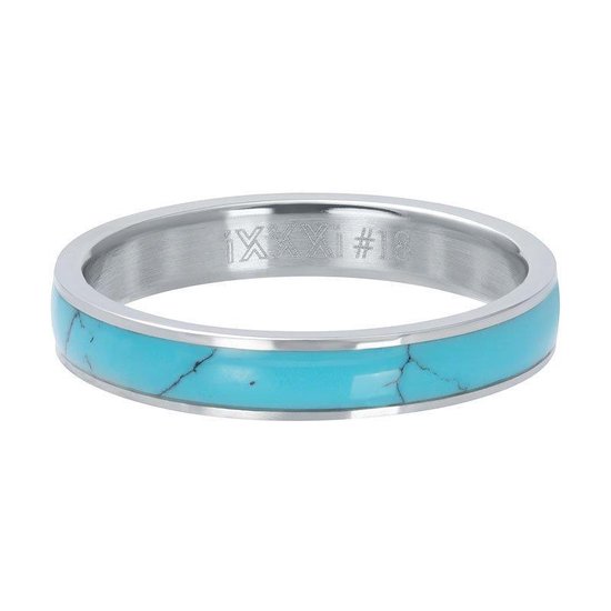Turquoise stone - iXXXi - Vulring 4 mm - Silver